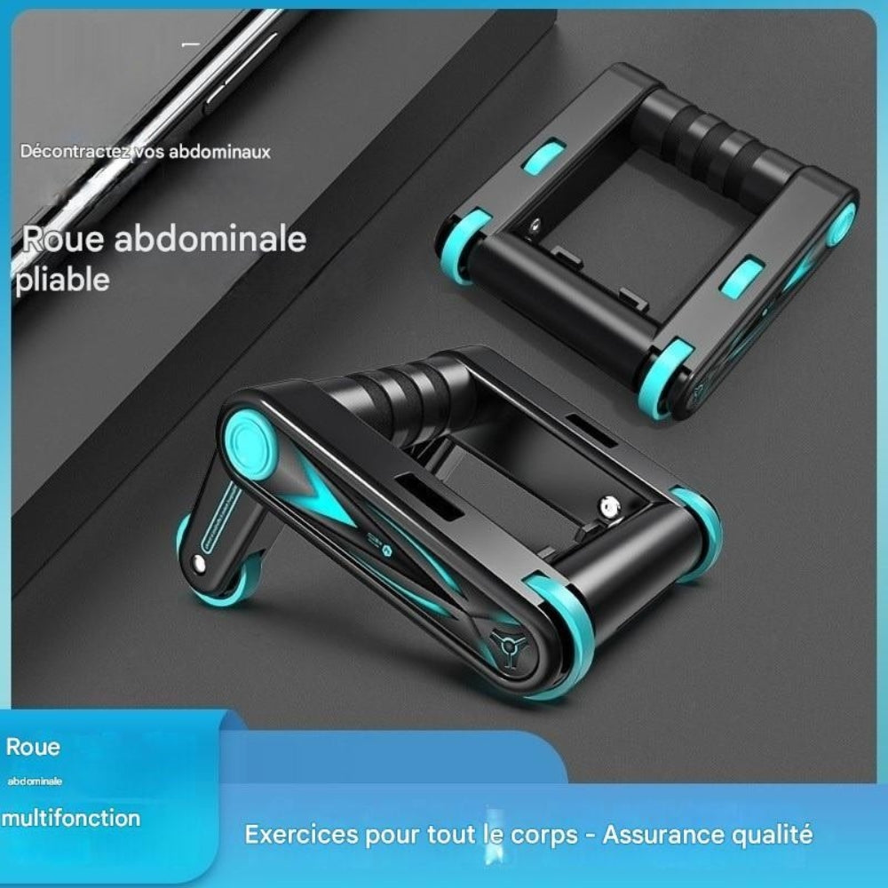 CoreGlide™ – Roue Abdominale Pliable Haute Précision